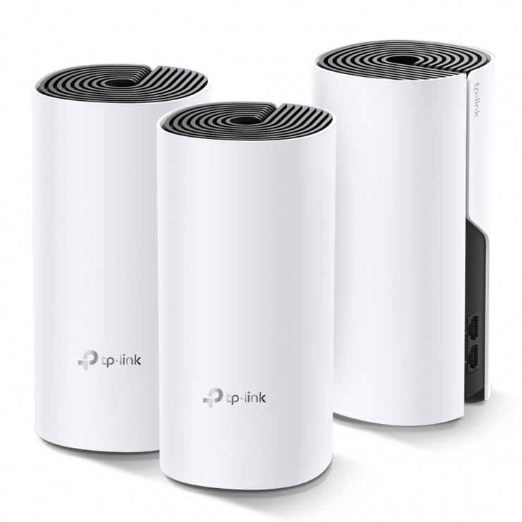 Imagine Sistem wireless Complete Coverage MESH AC1200, TP-LINK Deco M4(3-pack)